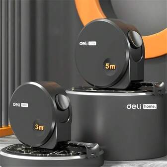 1支优质碳钢卷尺 - 3米和5米，多功能便携式手动工具，适用于木工和日常使用