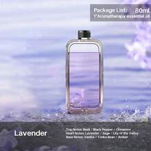 Hotel Grade Essential Oil Diffuser, Long-Lasting Indoor Mist, Aromatherapy Diffuser, Office Air Freshener, Quiet Aroma Diffuser, Home Automatic Fragrance Mist - Rechargeable/Desktop/Wall-Mountable/6 Adjustable Modes/Mood Light/6 Aroma Oils: Lavender, True Self, Gardenia, White Peach Oolong, Serenity, Shangri-La - White - View 11