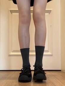 Giày thể thao ballet thiết kế mới 2025 dành cho nữ, giày Mary Jane đế dày, giày lười - màu đen - Xem 2