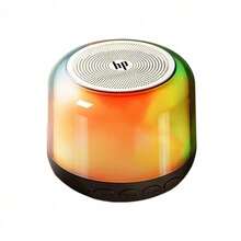 HP BTS02 Portable Bluetooth Speaker With Built-In Subwoofer And TWS Daisy-Chaining Function, Supports Connection To Multiple Devices. Suitable For Outdoor Travel And Home Use. Black. - Black - View 7