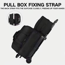 Baliken Bowling Single Tote Bag, Durable, Compact And Stylish Durability Easy To Carry Holds One Ball - 黑色 - 查看 2