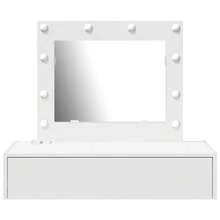 vidaXL Schminktisch Mit Schubladen Weiß 83 X 40 X 70 Cm Holzwerkstoff - Weiss - Übersicht 5