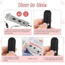 Hailicare Chăn sưởi điện USB, gối sưởi hình mèo dễ thương mềm mại dành cho kỳ kinh nguyệt, 5 mức nhiệt độ, quà tặng cho phụ nữ, bé gái, bố mẹ và bạn bè nhân dịp Halloween, Giáng sinh, Lễ Tạ ơn. - Màu Xám nhạt - Xem 6