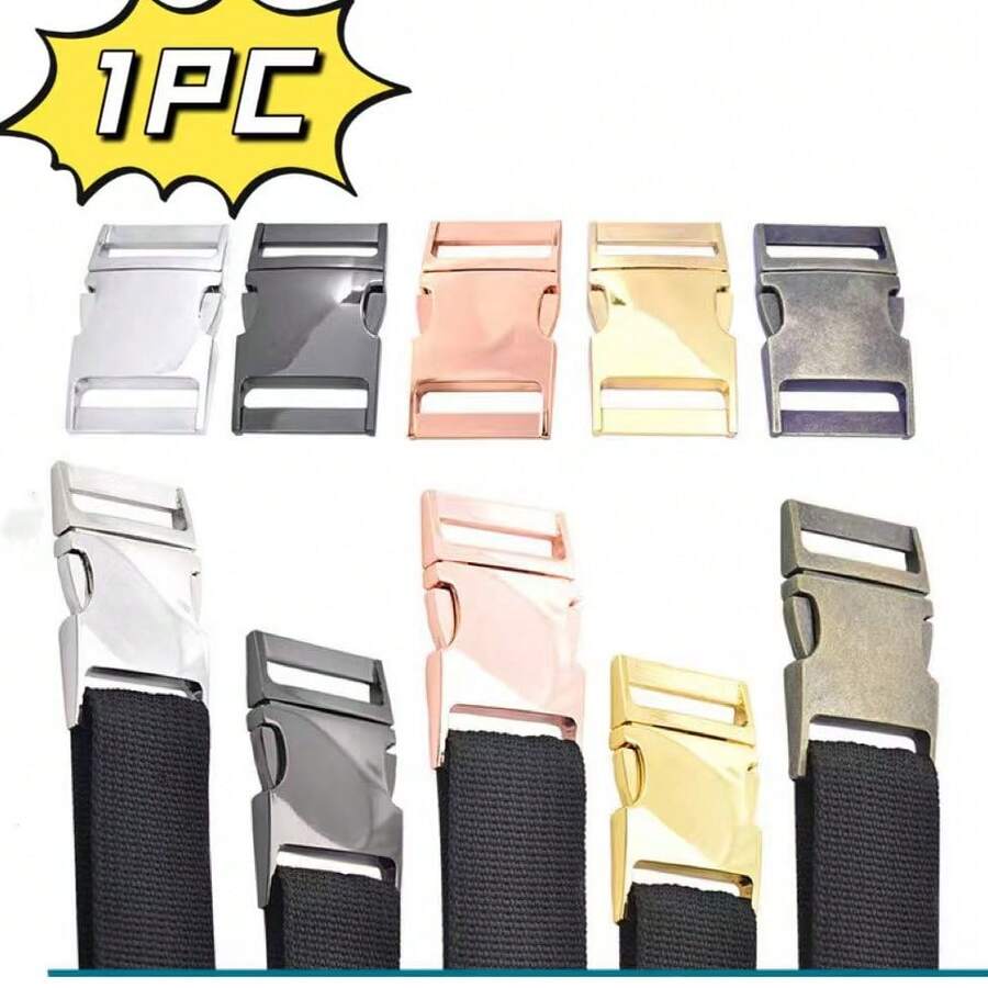 1Pc 10-30MM Metal Side Buckle Release Clips For Dog Cat Collar Bag Luggage DIY Sewing - Multicolor - View 1