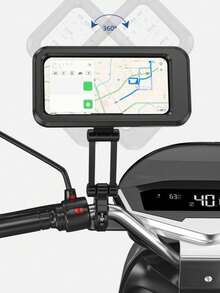 Waterproof Motorcycle/Bike Phone Mount - Abs 360° Rotatable, Extendable & Rainproof Magnetic Telescopic Phone Holder With Ipx6 Waterproof Case, High-Sensitivity Touchscreen & Camera Window - Multicolor - View 8