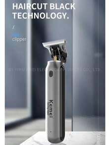KM-1757 Original Kemei Professional Cordless Men's Clipper, Pemangkas Jenggot Bertenaga, Mesin Pemotong Rambut Isi Ulang - MultiWarna - View 4