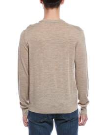 Bruno Magli Wool V-Neck Sweater - 棕色 - 查看 3