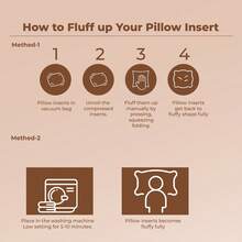 2个装硅胶填充装饰枕芯 – 30x50厘米（250克）/ 40x40厘米（290克）/ 45x45厘米（400克）/ 60x60厘米（710克） – 柔软Tela面料，持久耐用且卫生的填充物 – 土耳其制造 - 白色 - 查看 6