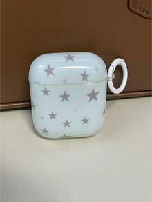 星星韩式别致星空图案 4 款保护壳适用于 Apple Pro 2 无线蓝牙耳机，兼容 3 1/2 全新设计