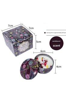 Bougies parfumées, bougies parfumées sans fumée avec boîte colorée, longue durée de combustion et parfum riche - cadeau de Noël pour la famille et les amis, convient pour le mariage, l'anniversaire, les festivals, les souvenirs de mariage, bougies d'aromathérapie pour la maison, cadeau de bougie pour les hommes et les femmes, pour l'anniversaire, le jour de Noël, le yoga, le bain, la Saint-Valentin, la décoration de la maison et de l'hôtel, design à motif rétro