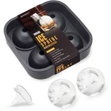 Housewares Solutions Froz Ball Maker u2013 Bandeja de silicona de grado alimenticio con capacidad de bola de 4x 4, 5 - inicial - Ver 3