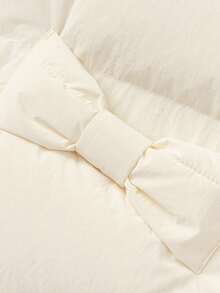 Balabala Áo khoác lông vũ dài cho bé gái tuổi teen, mùa đông 2025 Áo khoác dày ấm áp - Màu trắng sữa - Xem 8