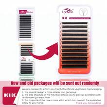 Fadvan 12Rows Brown 4D W Lashes 0.07 D/LU(M) 8-12mm Premade W Fan Lash Extensions Natural Soft Black/Brown W Style Lashes Faux Mink Individual Lashes,Professional Eyelash Grafting,Lash Tech Supplies - Brown - View 11