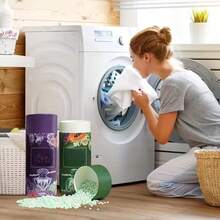 Laundry Scent Booster Beads Essential Fresh Essence In Wash Softener Laundry Scent Perfect Essential Diffuser Fragrant Protective Long Lasting Stain Release Softening Concentrated Washing Machine For Home Laundry Room Man Woman Gift Christmas.Random Style - Multicolor - View 3