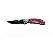 Vintage Luxury Folding Folding Pocket Knife With Stamped Design, 16cm, Portable, Perfect Gift For Men, Hunting, Fishing. - 1819 - 查看 1