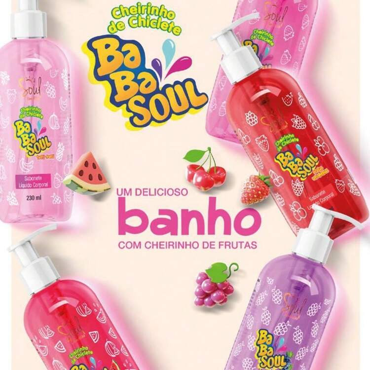 Babasoul Soul Cosmetics Bubblegum Scented Body Wash 230ml - 什錦水果 - 查看 4