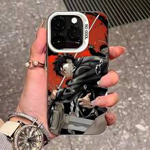 Funda de 'Kagura Bat' de Anime Genial, Compatible con 17 Pro Max, 16 Pro Max, 15, 14, 13, 11, 12, 11 Plus, Color Plata, Teléfono 17 Air, Galaxy S22, S23, S24, S25 Plus Ultra - Z4 - Ver 8
