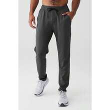 Alo Yoga Conquer Pulse Pant - Anthracite |  | Pilates Set - Anthracite - View 1