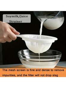 1件/套滤网，网状滤网，100目厨房滤网，细网滤网，食品过滤器，果汁面粉过滤器，茶水/果汁/面粉/豆浆过滤器，厨房用具，公寓必备厨房配件 - 彩色 - 查看 2