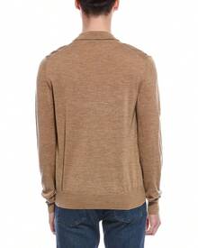 Bruno Magli Wool Polo Sweater - 棕色 - 查看 3