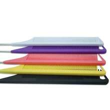 Broken Teeth Pick Dye Comb, Hair Salon Design, Steel Needle Pointed Tail, Plastic Comb, High Temperature Resistant And Anti-Static Pick Dye Comb - Multicolor - View 4