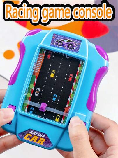 Máy chơi game phiêu lưu cầm tay không cần pin, mô phỏng lái xe, máy chơi game đua xe Fun Level, di động cầm tay, vận hành thủ công, quà tặng ngày lễ