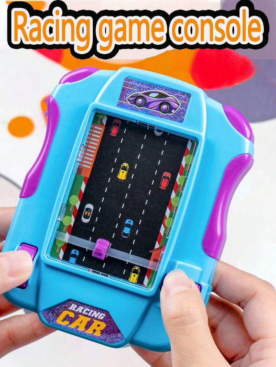 Máy chơi game phiêu lưu cầm tay không cần pin, mô phỏng lái xe, máy chơi game đua xe Fun Level, di động cầm tay, vận hành thủ công, quà tặng ngày lễ