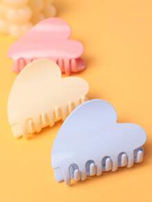 4/2/1 pieza Nuevo clip de pelo coreano de color crema con forma de corazón, versátil, de agarre, temperamento, para el moño en la parte posterior de la cabeza, pinza para el cabello, relleno de calcetines, relleno de calcetines, relleno de calcetines para mujeres, relleno de calcetines para mujeres, regalos de Navidad, regalos, relleno de calcetines de Navidad, regalos para mujeres, regalo, regalo de Navidad, relleno de calcetines para adultos, relleno de calcetines para adultos, accesorios para el cabello, accesorios para mujeres, relleno de calcetines, accesorio de cabello de mayoría de edad, accesorios de cabello de Navidad, ideas de regalo para mujeres, relleno de calcetines de belleza, regalos de Navidad para mujeres - Multicolor - Ver 5