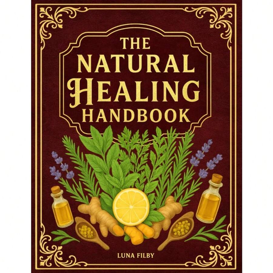 The Natural Healing Handbook: Powerful Natural Remedies To Relieve Pain, Improve Sleep, Boost Immunity & Restore Balance - Using Healing Herbs & Everyday Ingredients (Full Color Edition) - Mặc định - Xem 1