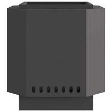 vidaXL Feuerstelle Schwarz 48 X 48 X 51 Cm Stahl - Black - View 5