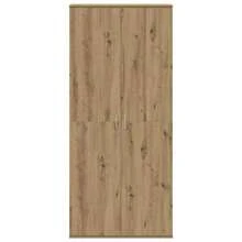 vidaXL Highboard Eiche Handwerklich 80 X 35 X 180 Cm Holzwerkstoff - Giallo - Visualizzare 5