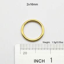1 Piece Large Gauge Septum Clicker 10mm-2mm 12G Round Smooth 316L Stainless Steel Earplugs Piercing Single Hinged Clicker Segment Hoop Ring Big Nose Piercing Punk Ear Expander Septum Piercing Segment Clicker Rings Earweight Body Jewelry - Gold Nose Ring - View 39