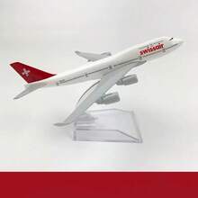 沙特航空飞机模型,合金飞机模型 747 777,卡塔尔、沙特阿拉伯、新西兰、英国、西班牙、韩国、越南、新加坡、巴基斯坦、瑞士、意大利、日本装饰品,桌面摆件,礼品,生日礼物,节日礼物,创意 - 彩色 - 查看 5