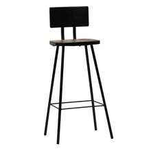 vidaXL Barhocker 4 Stk. Massives Altholz - Yellow - View 8