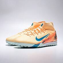 Nike 男款 ZM SUPERFLY 10 ACADEMY KM TF 高帮足球鞋 FQ8333-801 - 橘色 - 查看 5