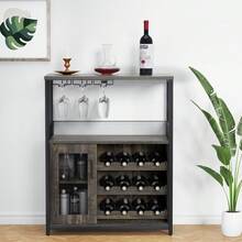 Porte-bouteille de vin table - Couleur brûlée - Voir 2