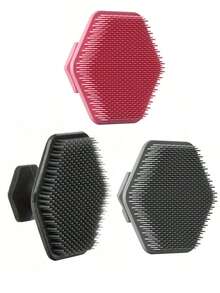 1 Stück tragbarer Silikon Gesichtsreinigungsbürste & Peeling Bürste & Bartbürste & Massagetool, weiche hypoallergene Silikon Tiefenreinigung Peeling Gesichts- & Bartmassagebürste - Geschenkset für Männer & Frauen, Ehemann Vater Weihnachten Geburtstag Pflege Set Hautpflege Routine Essentiell