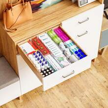 Drawer Dividers, Expandable Drawer Organizers For Clothes, Adjustable Dividers, Separators For Kitchen/Bedroom/Office/Bathroom Organization And Storage - Trong sáng - Xem 9