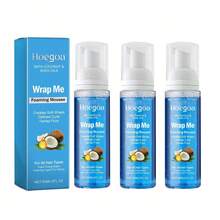 椰子油和乳木果油卷发泡沫慕斯，打造柔软卷发，卷发摩丝，定型卷发，防毛躁，7 液体盎司 - 彩色 - 查看 15