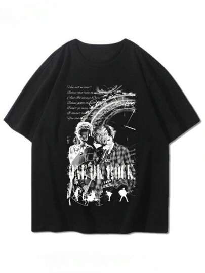 2025 The New Summer Personalized Rock Short-sleeved Shirts for Both Men and Women By The Japanese Rock Band One Ok Rocks