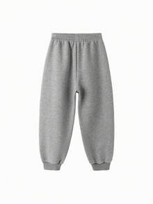 Balabala Pantalones de felpa para niñas preadolescentes NaiPuPu, cálidos y acogedores para el invierno 2025 - gris medio - Ver 5