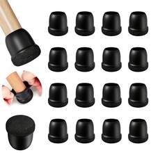 16PCS Protectores de Patas de Silla Antideslizantes de Silicona 360°Almohadilla de Fieltro para Patas de Muebles, Cubierta Engrosada para Pisos de Madera Dura - Diámetro 25-30 mm - Ver 15