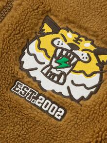 Balabala Chaqueta de béisbol de algodón para niños, cálida y con estilo para el invierno de 2025 - Camel - Ver 4