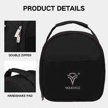 Baliken Bowling Single Tote Bag, Durable, Compact And Stylish Durability Easy To Carry Holds One Ball - 黑色 - 查看 6