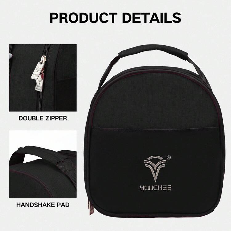 Baliken Bowling Single Tote Bag, Durable, Compact And Stylish Durability Easy To Carry Holds One Ball - 黑色 - 查看 6