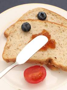 1pc Stainless Steel Butter Knife, Cheese Spreader, Jar Scraper, Metal Can Scraper, Kitchen Butter Knife, Multi-Function Butter Spreader, Kitchen Tools, Kitchen Accessories, Valentine's Day Gift