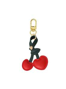 Porte-clés style campagnard en cerise - Un charm de sac créatif pour femme, un charm de sac mignon en forme de cerise convenant aux sacs à dos et aux sacs à main, un pendentif décoratif multifonctionnel, idéal pour décorer les sacs à dos, les sacs à main, les portefeuilles et les porte-clés, parfait pour le port quotidien, la vie scolaire, les sorties shopping et les rassemblements décontractés, un cadeau idéal pour la famille et les amis, et un cadeau de Noël. - Multicolore - Voir 12