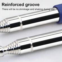 钢制PPT演示触摸屏笔白板指示笔手持演示器伸缩杆可伸缩教学棒 - 黑色 - 查看 5