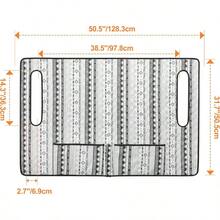 Golf Cart Seat Covers Universal Golf Cart Seat Towel Blanket With 4 Front Pockets And Nonskid Bottom Fits For EZGO  Club Car And More 2 Person Seats Golf Carts - 灰色幾何 - 查看 6