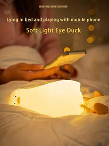 1 قطعة مصباح ديكوري، مبيعات الأفضل جديد، ضوء نوم بطة جميلة، قابل للشحن عبر USB، 3 مستويات سطوع، مناسب لديكور الغرفة، ديكور العطلات، عيد الميلاد، إضاءة رومانسية، متعدد الاستخدامات للغرفة المعيشية والنوم والحمام والسفر والزفاف والحفلات وعيد الميلاد، هدية للرجال والأمهات والآباء والأصدقاء المقربين والمعلمين وعام جديد، يأتي مع كابل الشحن